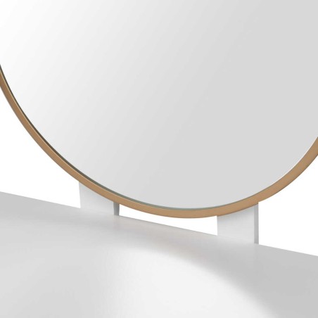 mueble tocador madera talla 80x40x125 cm