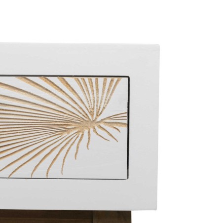 mueble tocador madera talla 80x40x125 cm