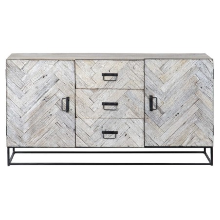 aparador madera mango-metal 150x40x80 cm