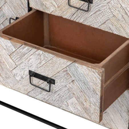 aparador madera mango-metal 150x40x80 cm