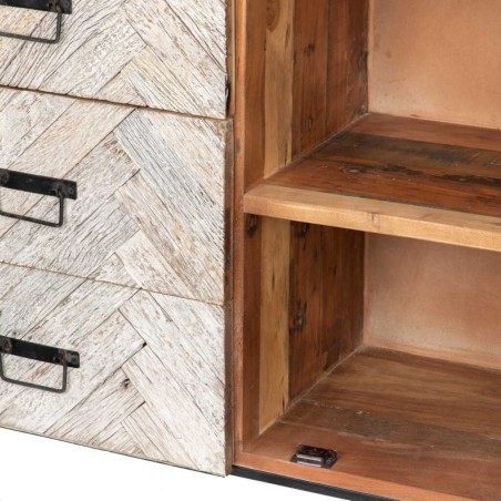 aparador madera mango-metal 150x40x80 cm