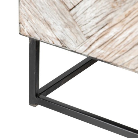 aparador madera mango-metal 150x40x80 cm