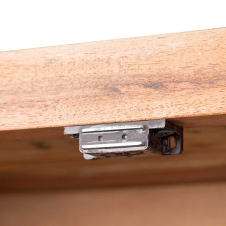 cabinet alto madera mango-metal 90x38x160 cm