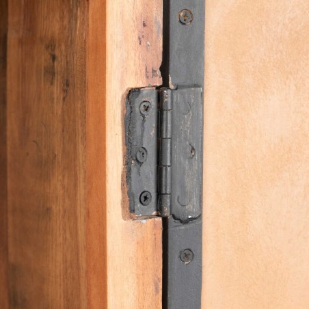 cabinet alto madera mango-metal 90x38x160 cm