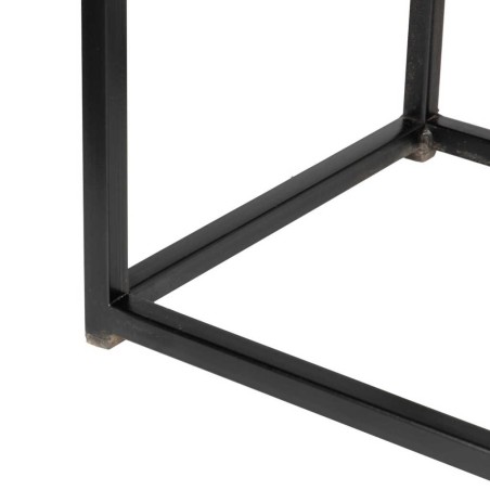 cabinet alto madera mango-metal 90x38x160 cm