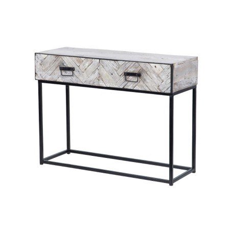 consola madera mango-metal 100x38x76 cm