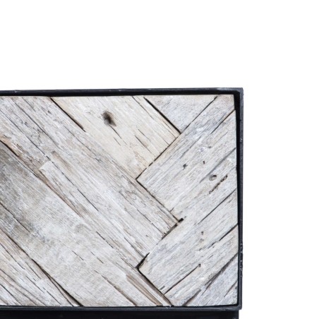 consola madera mango-metal 100x38x76 cm