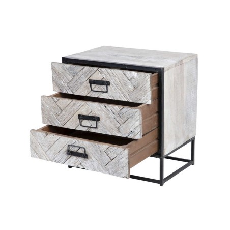 mesita madera mango-metal 55x40x58 cm