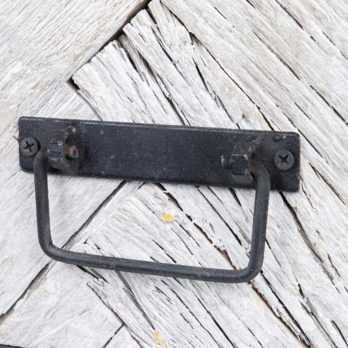 mesita madera mango-metal 45x40x58 cm