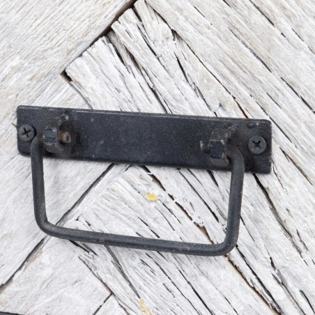 mesita madera mango-metal 45x40x58 cm