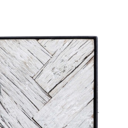 mesita madera mango-metal 45x40x58 cm