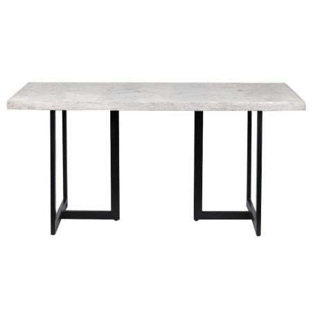 mesa comedor madera mango-metal 160x90x76 cm