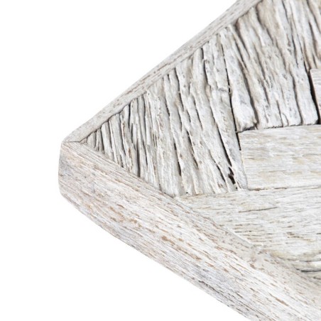 mesa comedor madera mango-metal 160x90x76 cm