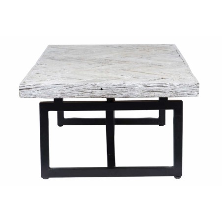 mesa centro madera mango-metal 120x60x35 cm