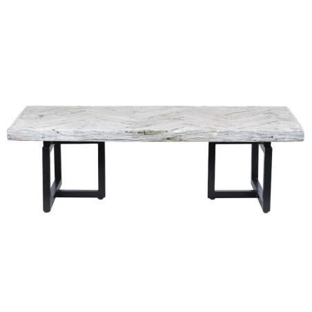 mesa centro madera mango-metal 120x60x35 cm