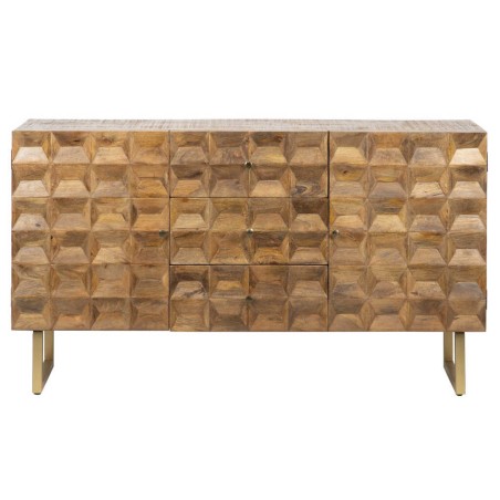 aparador madera mango metal 150x40x85 cm