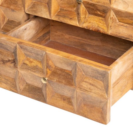 aparador madera mango metal 150x40x85 cm