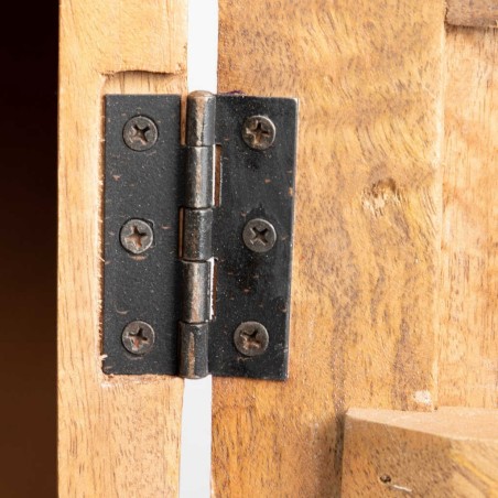 aparador madera mango metal 150x40x85 cm