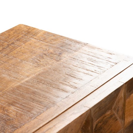 aparador madera mango metal 150x40x85 cm