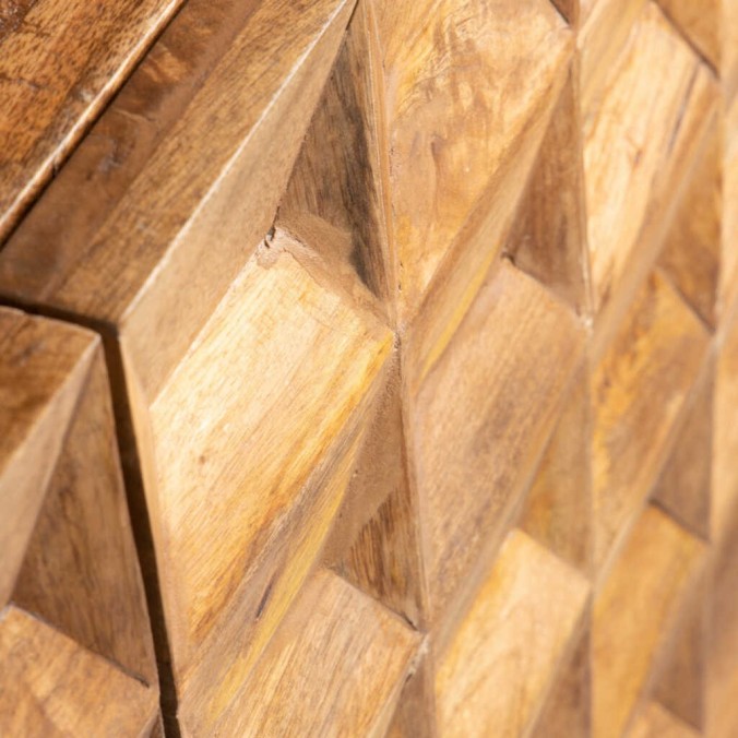 aparador madera mango metal 150x40x85 cm