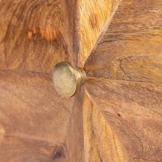 aparador madera mango metal 150x40x85 cm