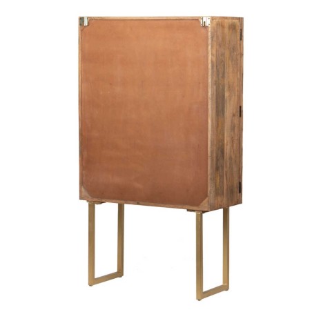 cabinet alto madera mango-metal 88x40x160 cm