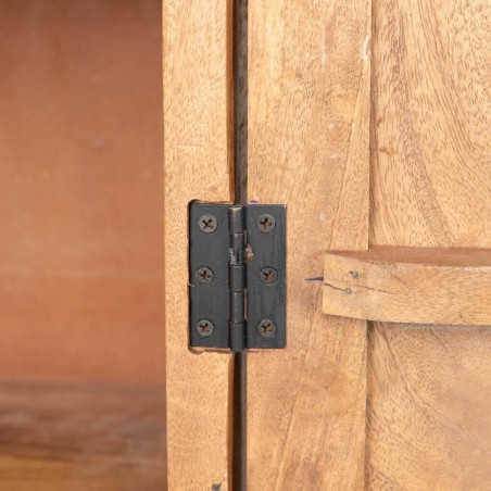 cabinet alto madera mango-metal 88x40x160 cm