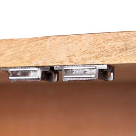 cabinet alto madera mango-metal 88x40x160 cm