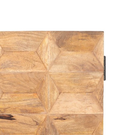 cabinet alto madera mango-metal 88x40x160 cm