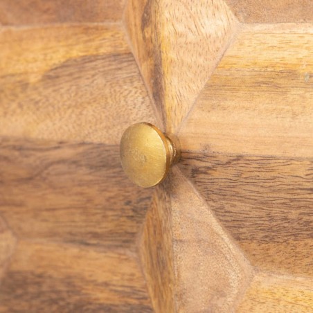 consola madera mango-metal 100x38x76 cm