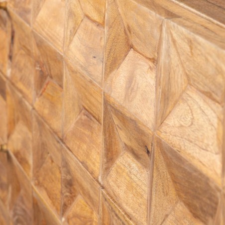 comoda madera mango-metal 100x40x76 cm