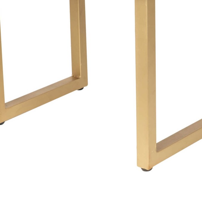 mesita madera mango-metal 48x38x55 cm