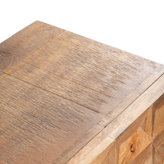 mesita madera mango-metal 48x38x55 cm