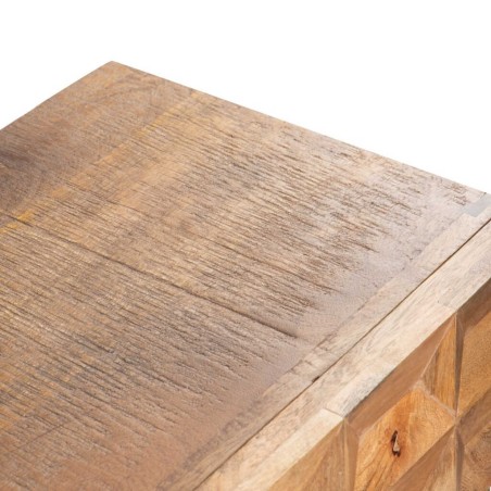 mesita madera mango-metal 48x38x55 cm