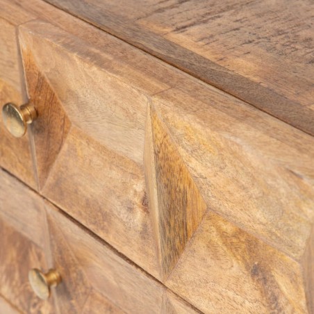 mesita madera mango-metal 55x40x58 cm