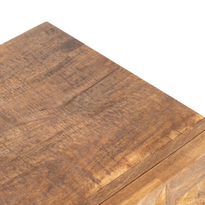 mesita madera mango-metal 55x40x58 cm