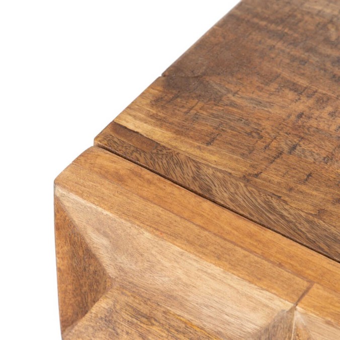 mesita madera mango-metal 55x40x58 cm