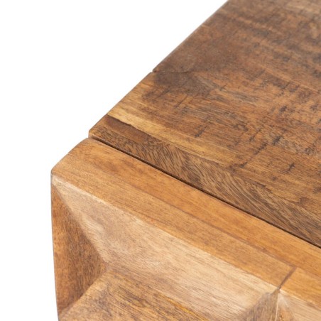 mesita madera mango-metal 55x40x58 cm