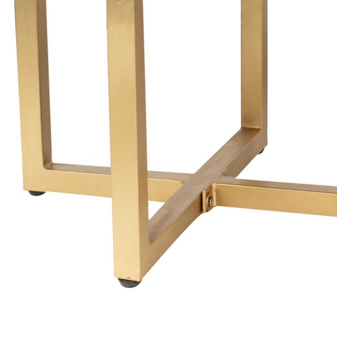 mesa centro madera mango-metal 120x60x45 cm