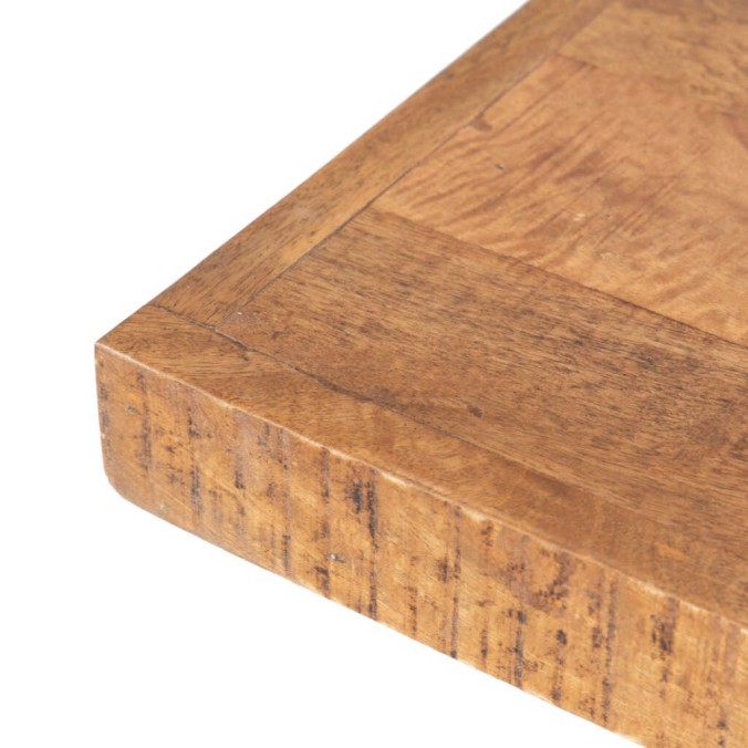 mesa centro madera mango-metal 120x60x45 cm