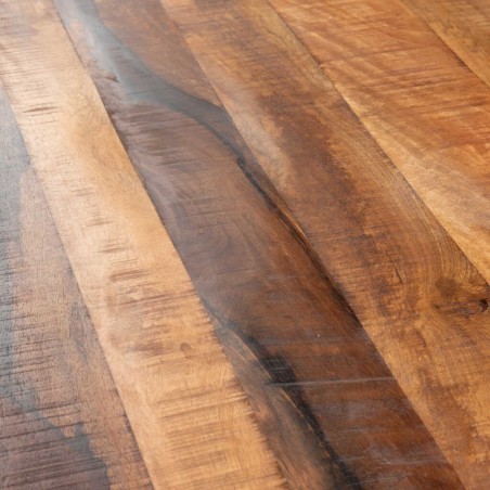 mesa comedor madera mango-metal 160x90x76 cm