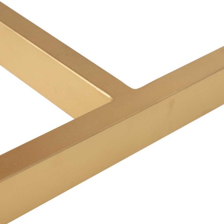 mesa comedor madera mango-metal 160x90x76 cm