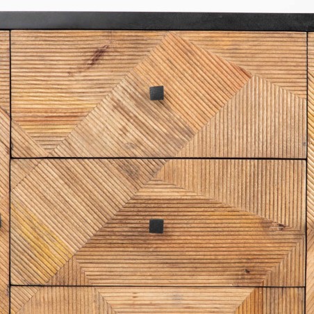 aparador madera mango-metal 150x40x85 cm