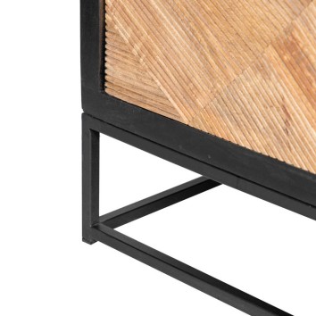 aparador madera mango-metal 150x40x85 cm 2