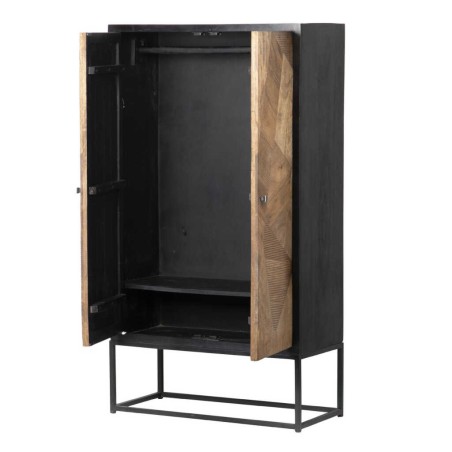 cabinet alto madeta mango-metal 88x40x160 cm