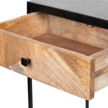 consola madera mango-metal 100x35x90 cm 2