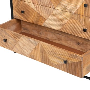 comoda madera mango-metal 100x40x76 cm 2