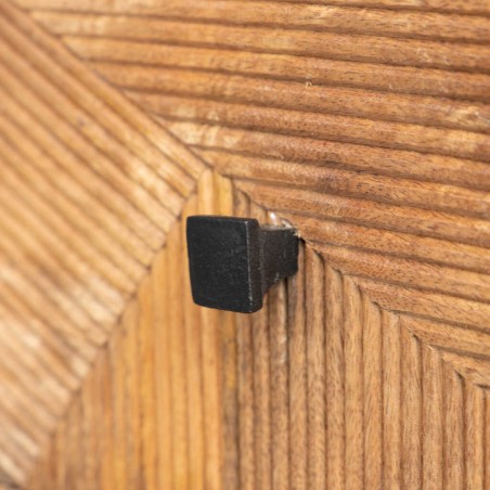 comoda madera mango-metal 100x40x76 cm