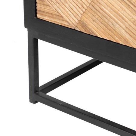 mesita madera mango-metal 55x40x58 cm