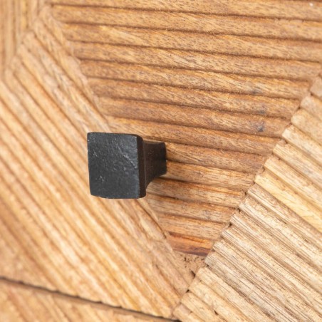 mesita madera mango-metal 55x40x58 cm